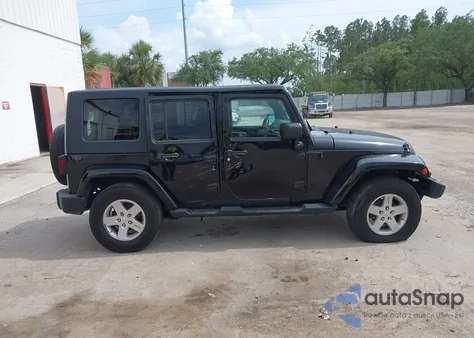 2007 Jeep Wrangler Sahara из США, поврежденный, VIN 1J4GA59197L221720